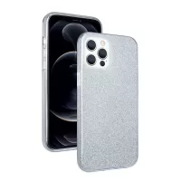 NXE Glittery Design PC+ TPU Back Cover for iPhone 12 Pro / iPhone 12 - Silver