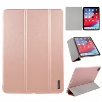AMORUS Tri-fold Stand Leather TPU Case for iPad Air (2020)/Air (2022)/iPad Pro 11-inch (2020)/(2018) - Rose Gold