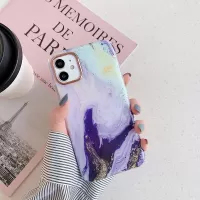 Galactics Series Gleaming Marble Pattern TPU Case for iPhone 12 mini - Style G