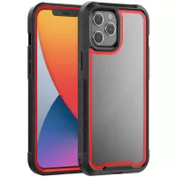 Thicken Non-slip Frame Combo Case for iPhone 12 Pro Max - Red