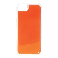 Shockproof Luminous Quicksand Soft TPU Protective Case for iPhone 6 / 6s - Red / Orange