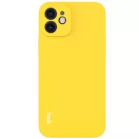 IMAK UC-2 Series Colorful Plain Soft TPU Phone Cover Case for iPhone 12 mini - Yellow