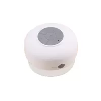 Suction Cup Mini Wireless Bluetooth Speaker Hands-free Call IPX4 Waterproof Shower Loudspeaker for iPhone 7/7 Plus etc. - White
