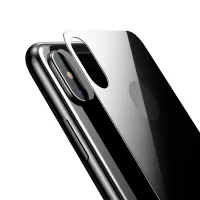 BASEUS 0.3mm Full Coverage Full Glue Tempered Glass Back Cover Film for iPhone XS / X 5.8 inch - Black