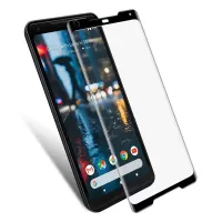 MOFI 3D Curved Full Size Tempered Glass Screen Protector for Google Pixel 2 XL / XL2 - Black