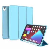 Tri-fold Stand Smart Leather Case [with Pencil Holder] for iPad Air (2020)/Air (2022)/Pro 11-inch (2018) - Baby Blue