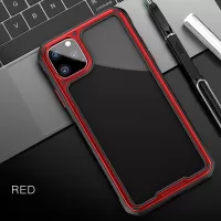 IPAKY Mu Feng Series PC + TPU Back Cover Phone Case Cover for iPhone 11 6.1 inch - Red