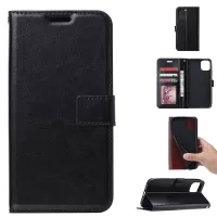 Crazy Horse Leather Wallet Case for iPhone 12 mini 5.4 inch - Black
