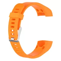 For Garmin Vivosmart HR+/Approach X10/X40 Soft Silicone Watch Strap Wristband Replacement with Installation Tools - Orange