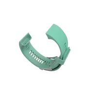 Flexible Silicone Watch Strap for Garmin Forerunner 35, Replacement Wrist Band with Adjustable Pin Buckle - Cyan