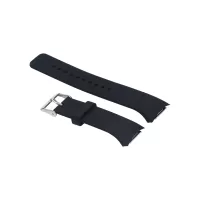 Flexible Silicone Watch Strap for Samsung Galaxy Gear S2 R720/R730 - Black