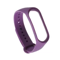Soft TPU Wrist Sport Bracelet Replacement for Xiaomi Mi Smart Band 4 / Mi Band 3 - Purple