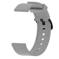 20mm Soft Silicon Watch Wrist Strap for Huami Amazfit Smart Watch - Grey
