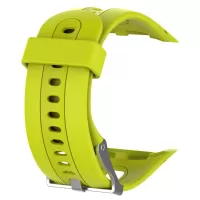 Women Soft Sports Silicone Watch Strap Replacement, Length: 21.5cm for Garmin Forerunner 15 / 10 - Yellow