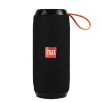 TG106 Portable Multi-function Bluetooth Speaker with MIC Support TF Card FM Hands-free - Black