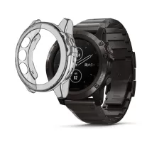 Soft TPU Watch Protective Cover for Garmin Fenix 5X - Dark Grey