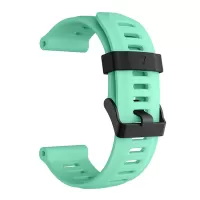 Silicone Watch Band Bracelet for Garmin Fenix 5X/Fenix 3 Metal Buckle Smart Watch Strap - Light Green