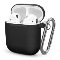 Thickened Silicone Case for Apple AirPods with Wireless Charging Case (2019) / AirPods with Charging Case (2019) (2016) - Black