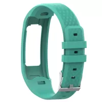 Soft Silicone Wristwatch Strap Replacement for Garmin Vivofit 1 / Vivofit 2 - Size: L / Cyan