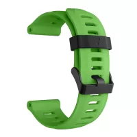 Silicone Watch Band Bracelet for Garmin Fenix 5X/Fenix 3 Metal Buckle Smart Watch Strap - Dark Green
