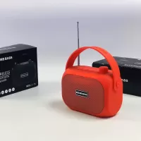 L15 Portable Bluetooth Speaker FM TF Card Playback Outdoor Subwoofer Speaker - Red