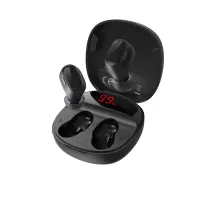 BASEUS ENCOK TWS Bluetooth Wireless Earphone Headset Headphone with Digital Display and Charging Case - Black