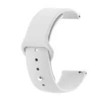22mm Silicone Smart Watch Band Watch Strap Replacement for Huawei Watch GT 2e/GT2 46mm - White
