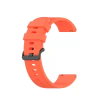 22mm Soft Watch Silicone Replacement Strap 22mm for Huami Amazfit GTR 47mm/Amazfit Pace - Vermilion