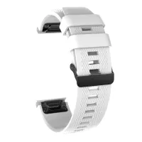 For Garmin Forerunner 935/Fenix 5/5 Plus Silicone Smart Watch Band Replacement Strap 22m - White