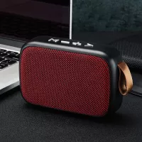 G2 Cloth Portable Mini Speaker Bluetooth Speaker Deep Bass Sound Box Speaker - Red