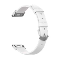Quick Fit Leather Smart Watch Strap Replacement for Garmin Fenix 7S/6S/Fenix 5S - White