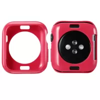 Silicone Smart Watch Case Cover for Apple Watch Series 6 SE 5 4 44mm / Series 3 2 1 42mm - Rose