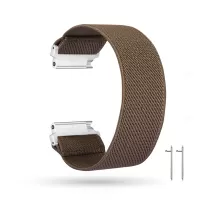 22mm Solid Color Printing Nylon Smart Watch Band for Huawei Watch GT 2e / GT / GT 2 46mm - Brown