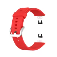 Soft Silicone Watch Strap for Huawei Watch Fit - Red