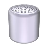 Mini Portable TWS Bluetooth Wireless Stereo Sound Macaroon Round Speaker - Lavender