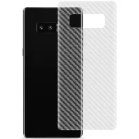 IMAK Anti-scratch Carbon Fiber Texture PVC Full Covering Phone Back Protector for Samsung Galaxy Note 8