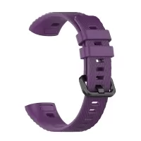 19mm TPU Watch Bracelet Replacement Band Strap for Huawei Band 3 Pro - Dark Purple