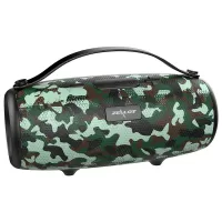 ZEALOT S34 TWS 10W Stereo Subwoofer Support FM TF Card U Disk Portable Bass Bluetooth Speaker - Camouflage Green