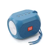 TG196 Portable Outdoor Bluetooth Speaker Wireless Bass Waterproof Speaker Support AUX TF USB Subwoofer Stereo Loudspeaker - Blue