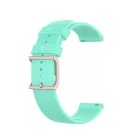 Dot Texture Silicone Watch Strap Replacement 20mm for Samsung Galaxy Watch3 41mm/Galaxy Watch Active3/Active - Cyan