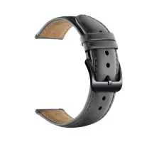 20mm Premium Genuine Leather Smart Watch Strap Replacement for Huawei Watch 2 - Grey