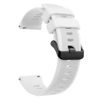 Sport Style Silicone Smart Watch Strap for Garmin Forerunner 745 - White