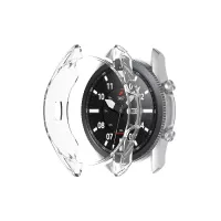 Shockproof TPU Watch Shell for Samsung Galaxy Watch3 45mm SM-R840 Protective Frame - Transparent