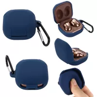 Silicone Protector Earphones Case for Samsung Buds Live - Dark Blue