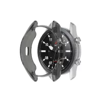 Shockproof TPU Watch Shell for Samsung Galaxy Watch3 41mm SM-R850 Protective Frame - Transparent Black