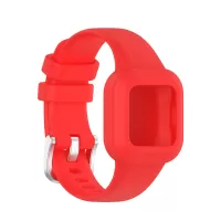 Silicone Wrist Strap Smart Watch Band for Garmin Fit JR 3/Vivofit jr 3 Kids Fitness Trackers - Red