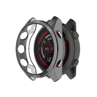 Electroplating Case for Garmin Forerunner745 TPU Smart Watch Protective Frame - Grey