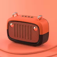 BS32D Wireless Bluetooth Speaker Cartoon Design Bass Outdoor Portable Mini Speaker - Orange