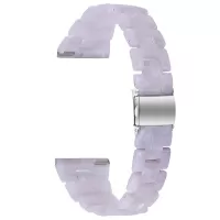 Colorful Resin Watch Band for Samsung Galaxy Watch3 45mm Replacement - White