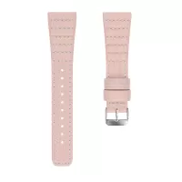 20mm Genuine Cowhide Leather Smart Watch Band Strap for Samsung Galaxy Watch 42mm - Pink